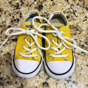 Yellow converse